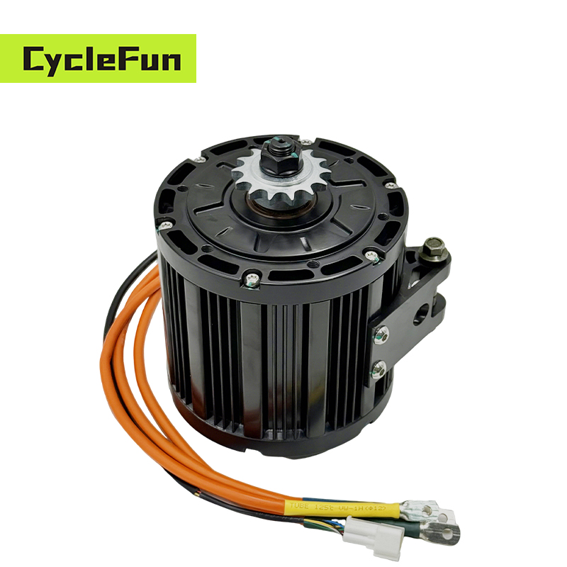 Electric Motorcycle Conversion Kit 72V - QS138 90-H-Mittelantriebsmotor mit 4 kW Spitze,