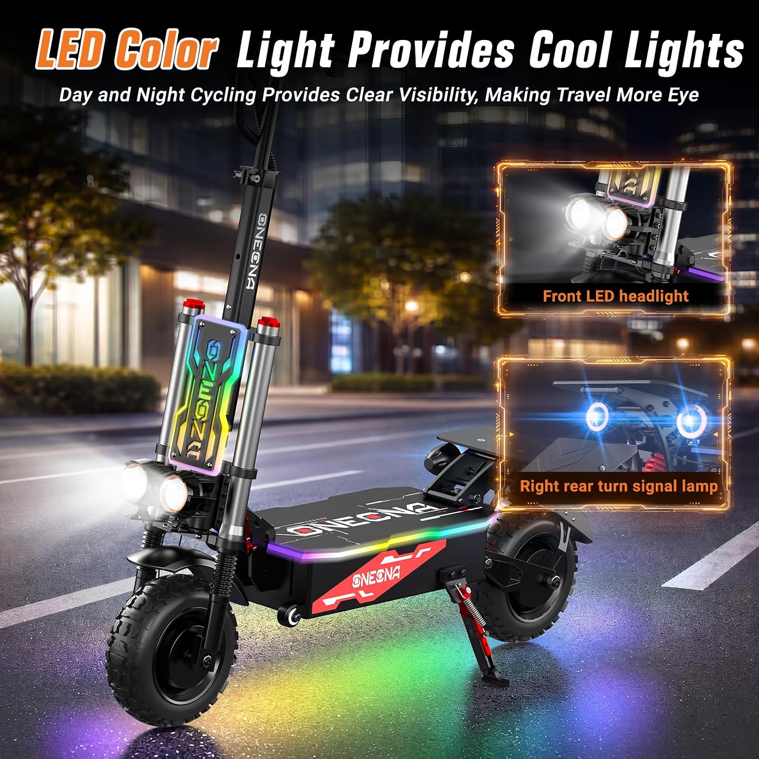 ONEONA GT8, faltbarer Elektro- – 60V 5600W Dual Motor Electric Scooter Bewertung und Preis