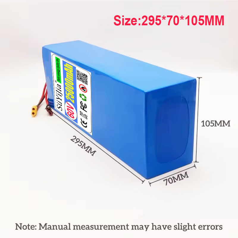 16S5P 60 V Akku 25 Ah 18650 Li – 60V 30Ah Electric Scooter Battery Bewertung und Preis