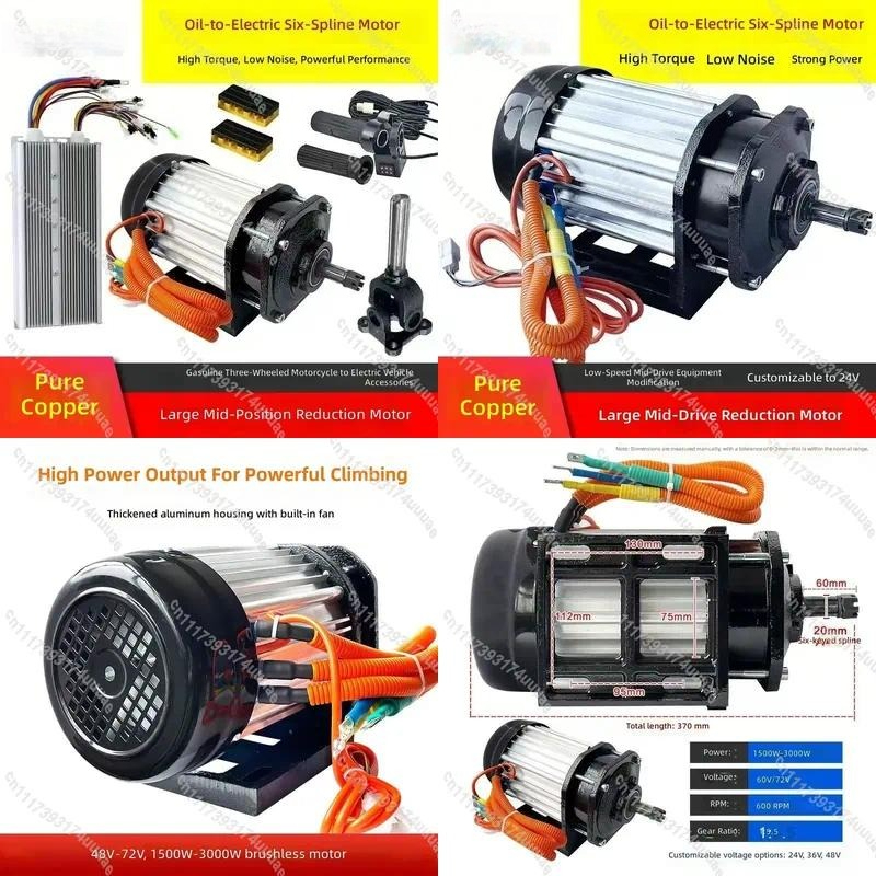 Für Motorrad-Elektro-Umbausatz – Electric Motorcycle Conversion Kit 72V Bewertung und Preis
