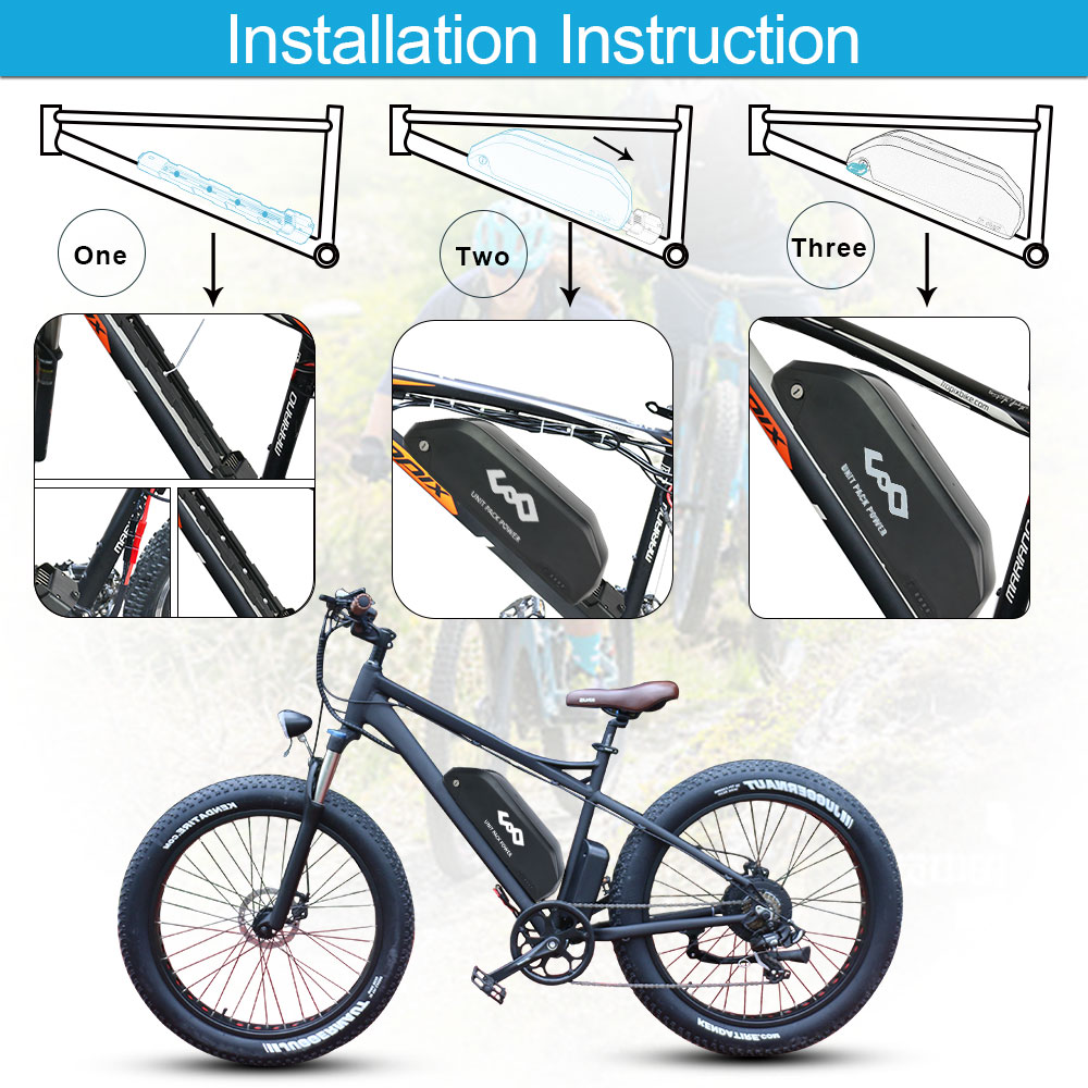 52V 25AH Downtube E-Bike-Akku  – 60V 30Ah Electric Scooter Battery Bewertung und Preis