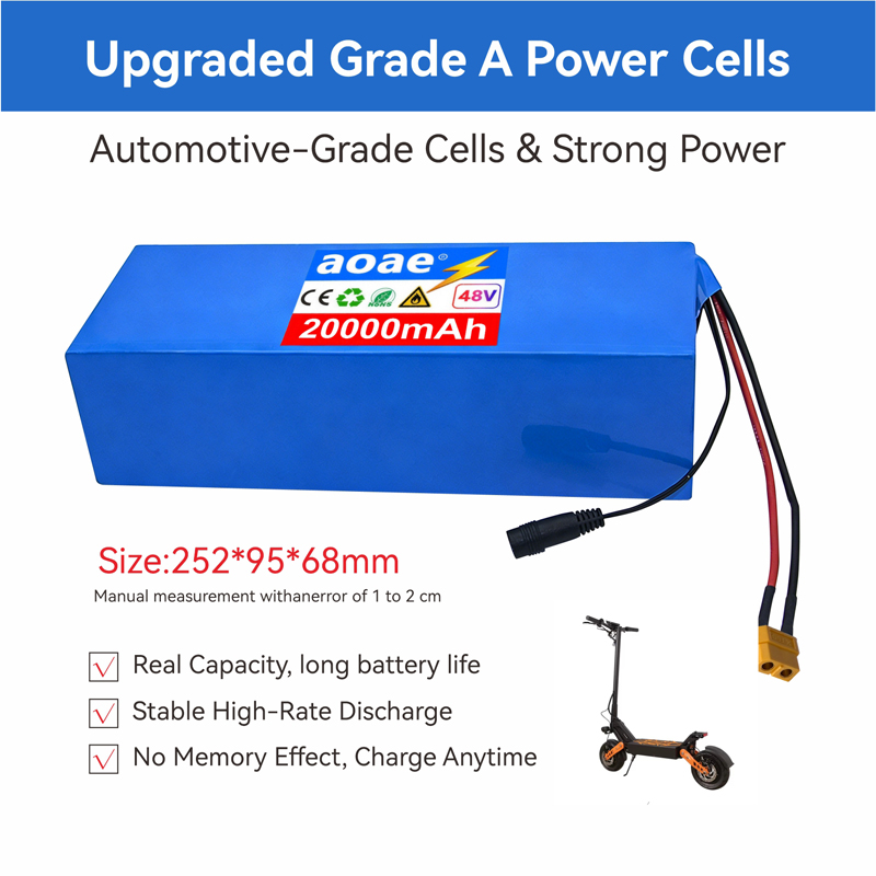48V Elektroroller-Akku 13S5P 2 – 60V 30Ah Electric Scooter Battery Bewertung und Preis