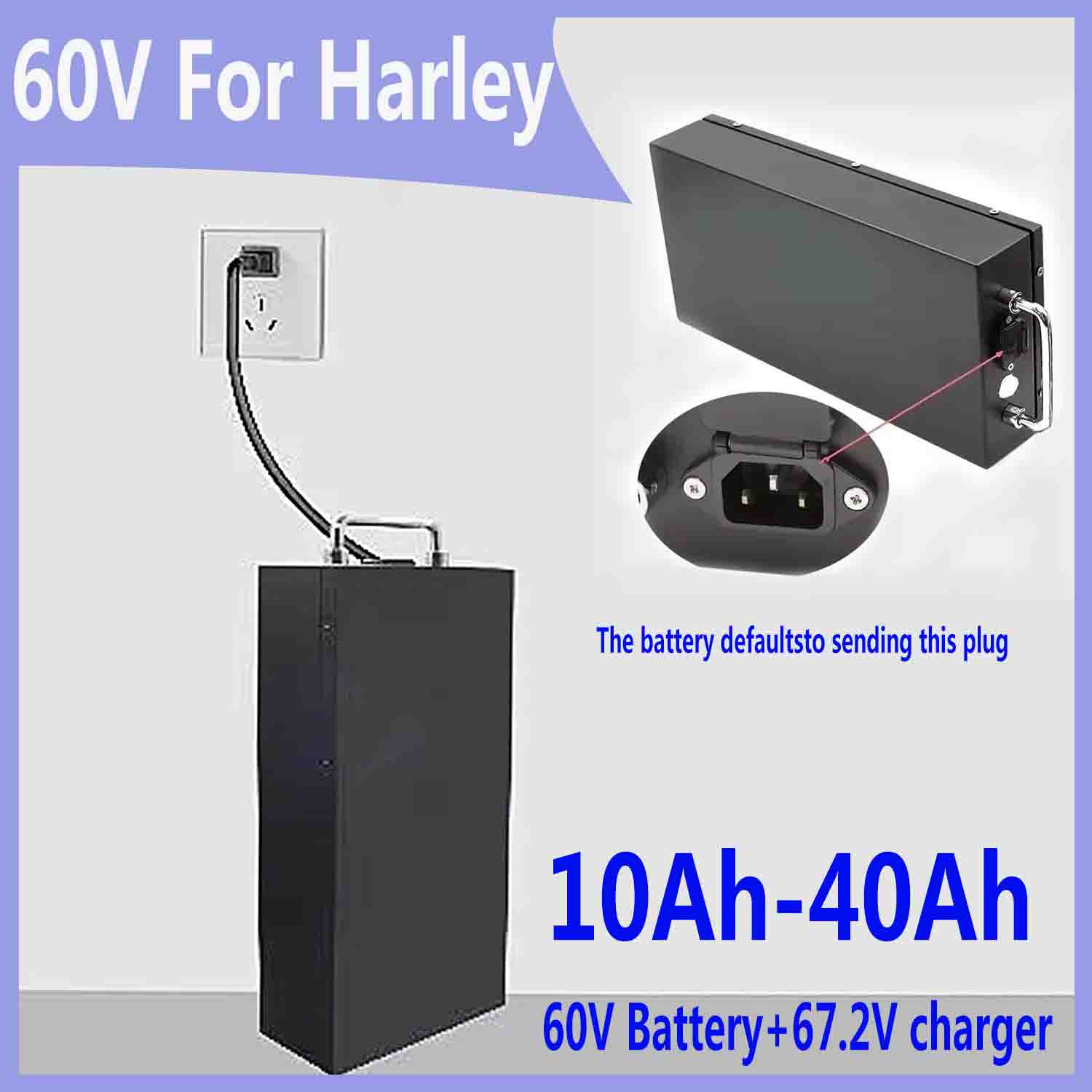 Für Harley-Batterien 60V 20AH  – 60V 30Ah Electric Scooter Battery Bewertung und Preis